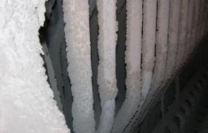 伝熱管に灰付着の写真